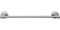 Edwardian Bath Towel Bar Single - Rope Backplate
