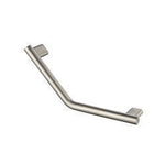 Durable Solid Brass Angled Bathroom Shower Grab Bar 18-inch ADA Compliant
