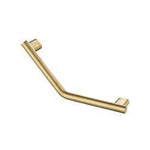 Durable Solid Brass Angled Bathroom Shower Grab Bar 18-inch ADA Compliant