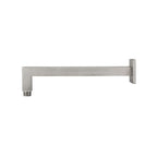 Wall Mount Square Shower Arm - 12" (300mm) - With Flange