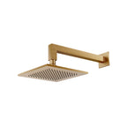 8" Solid Brass Showerhead / Rainhead With 12" Wall Mount Shower Arm
