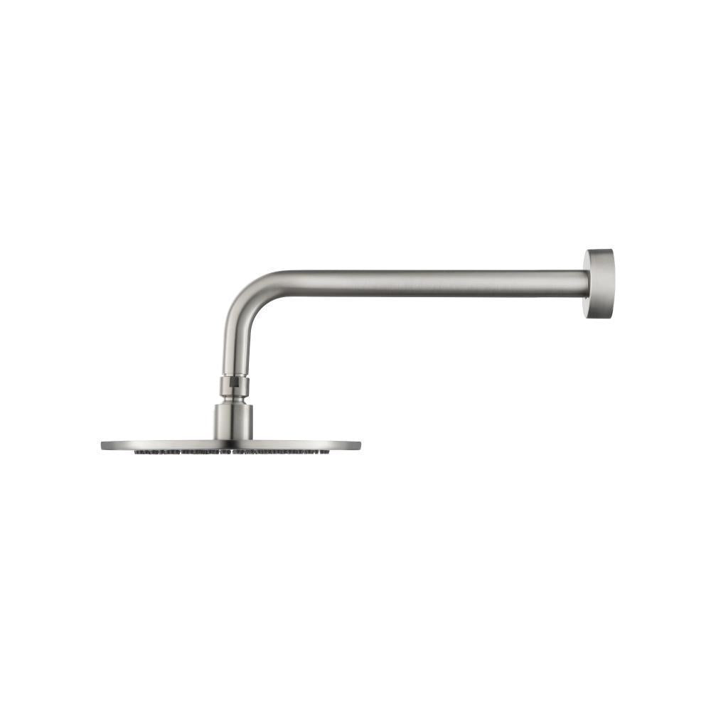 8" Solid Brass Showerhead / Rainhead With 12" Wall Mount Shower Arm