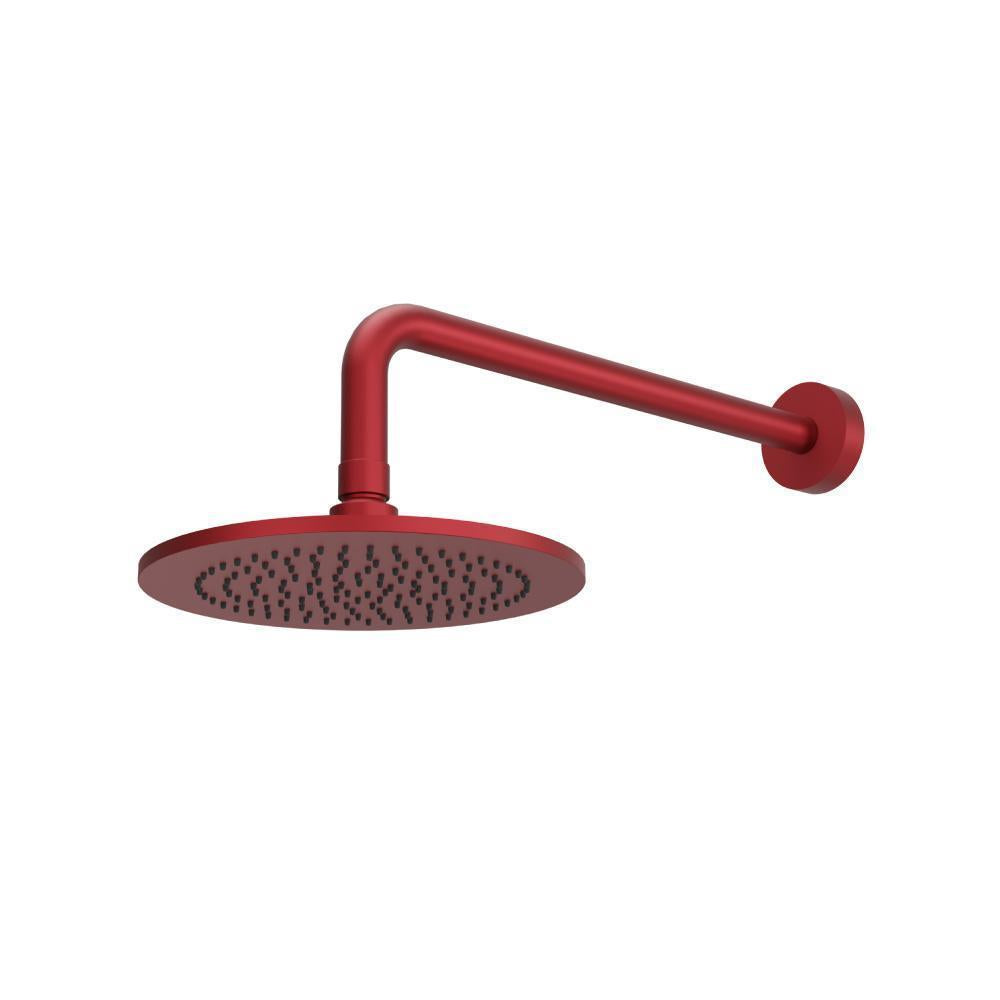 8" Solid Brass Showerhead / Rainhead With 12" Wall Mount Shower Arm