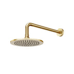8" Solid Brass Showerhead / Rainhead With 12" Wall Mount Shower Arm