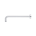 Wall Mount Round Shower Arm - 16" (400mm) - With Flange