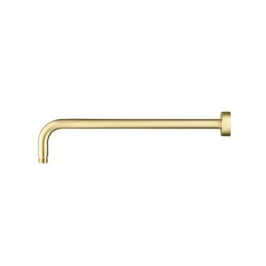 Wall Mount Round Shower Arm - 16" (400mm) - With Flange
