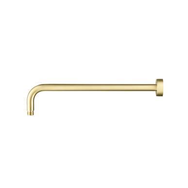 Wall Mount Round Shower Arm - 16" (400mm) - With Flange