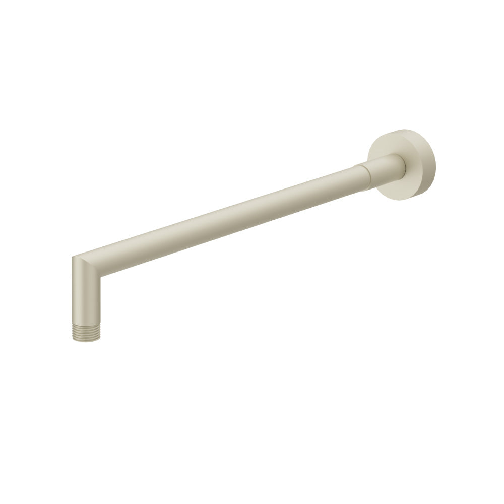 Wall Mount Round Shower Arm - 16" (400mm) - With Flange