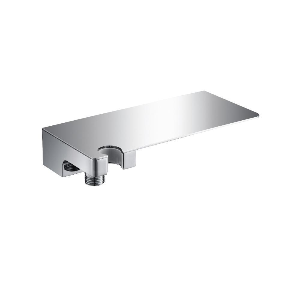 Shower Shelf Thingy With Integrated Elbow & Holder