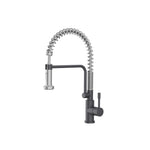 Caso - Semi-Professional Dual Spray Stainless Steel Kitchen Faucet With Pull Out