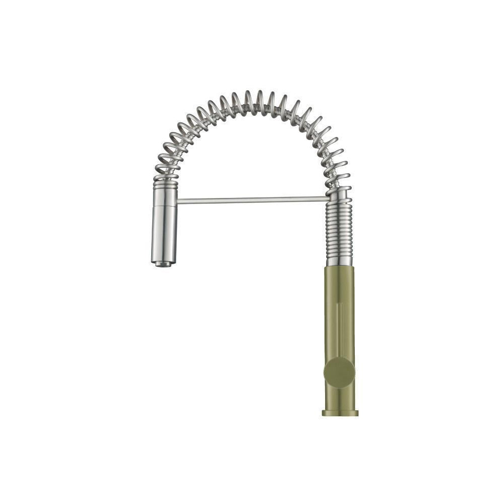 Dixie - Semi-Professional Dual Spray Stainless Steel Kitchen Faucet With Pull Out