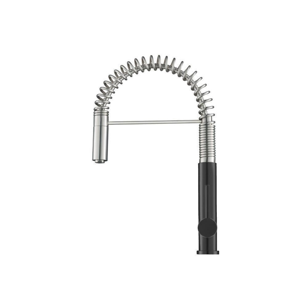 Dixie - Semi-Professional Dual Spray Stainless Steel Kitchen Faucet With Pull Out