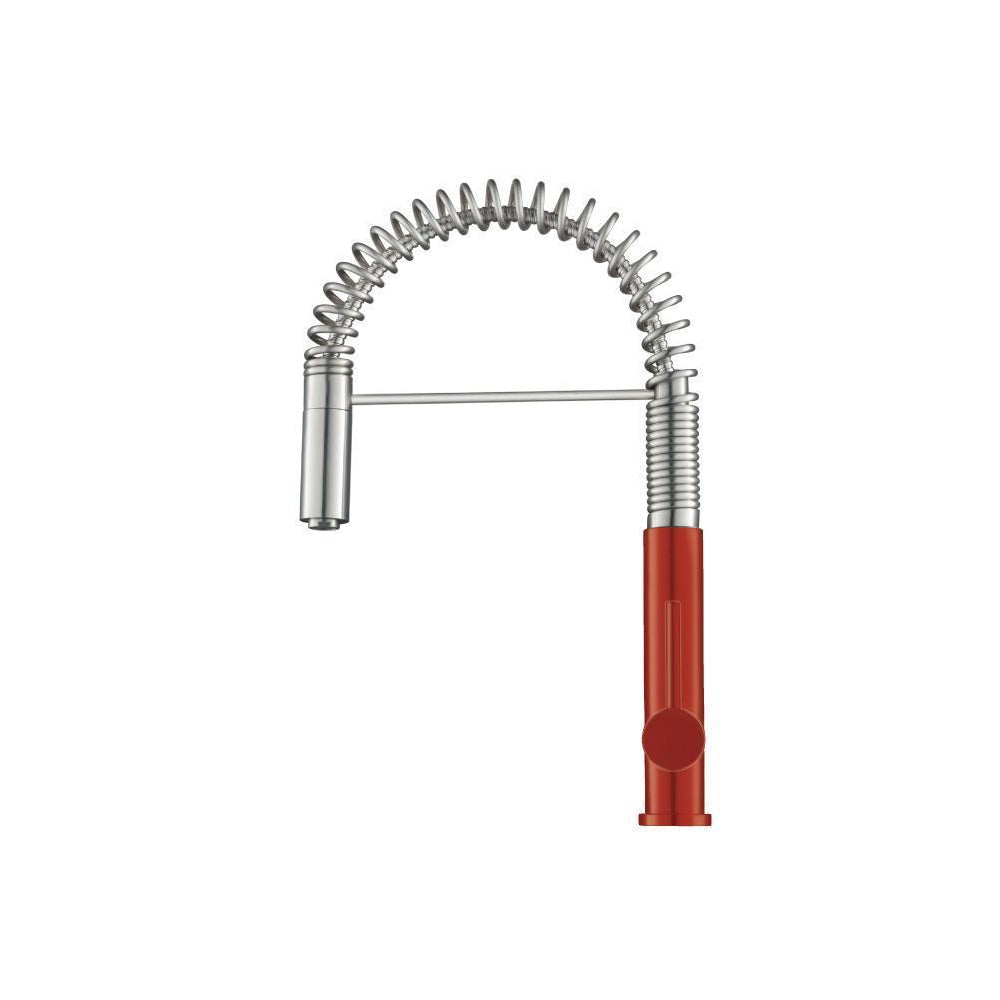 Dixie - Semi-Professional Dual Spray Stainless Steel Kitchen Faucet With Pull Out