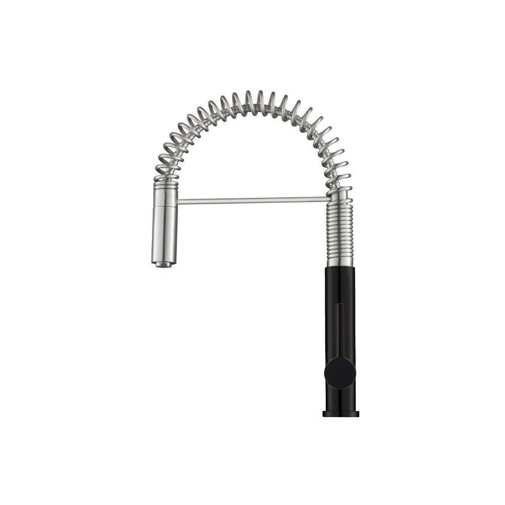 Dixie - Semi-Professional Dual Spray Stainless Steel Kitchen Faucet With Pull Out