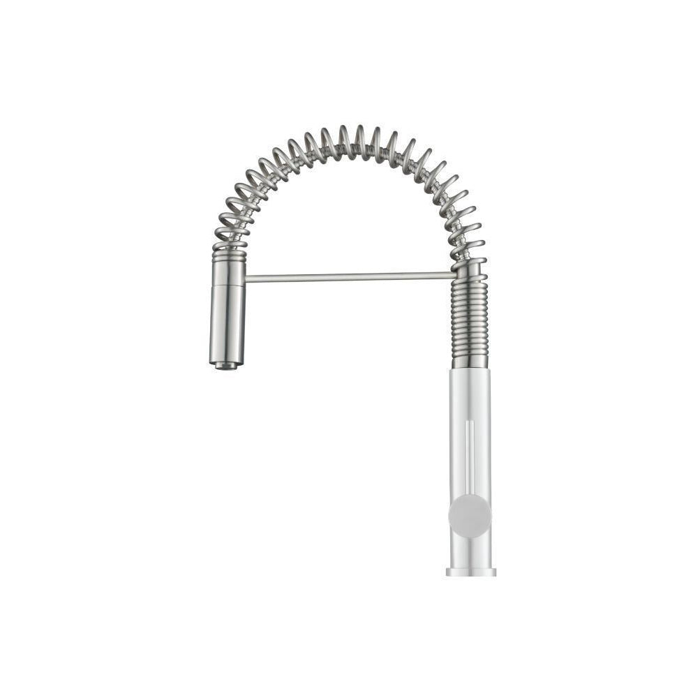 Dixie - Semi-Professional Dual Spray Stainless Steel Kitchen Faucet With Pull Out