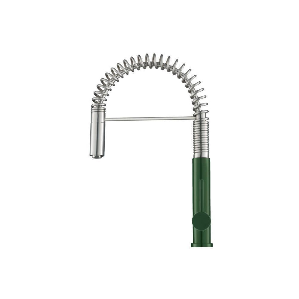 Dixie - Semi-Professional Dual Spray Stainless Steel Kitchen Faucet With Pull Out