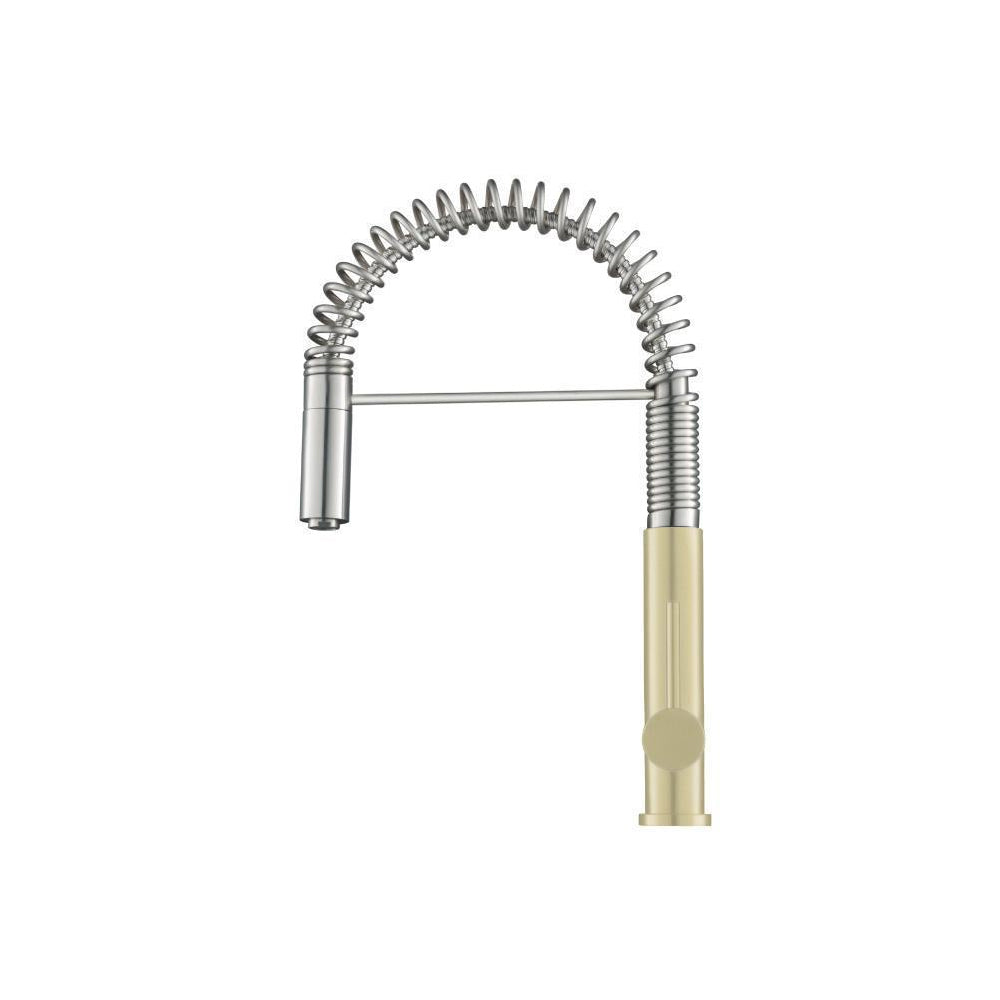 Dixie - Semi-Professional Dual Spray Stainless Steel Kitchen Faucet With Pull Out
