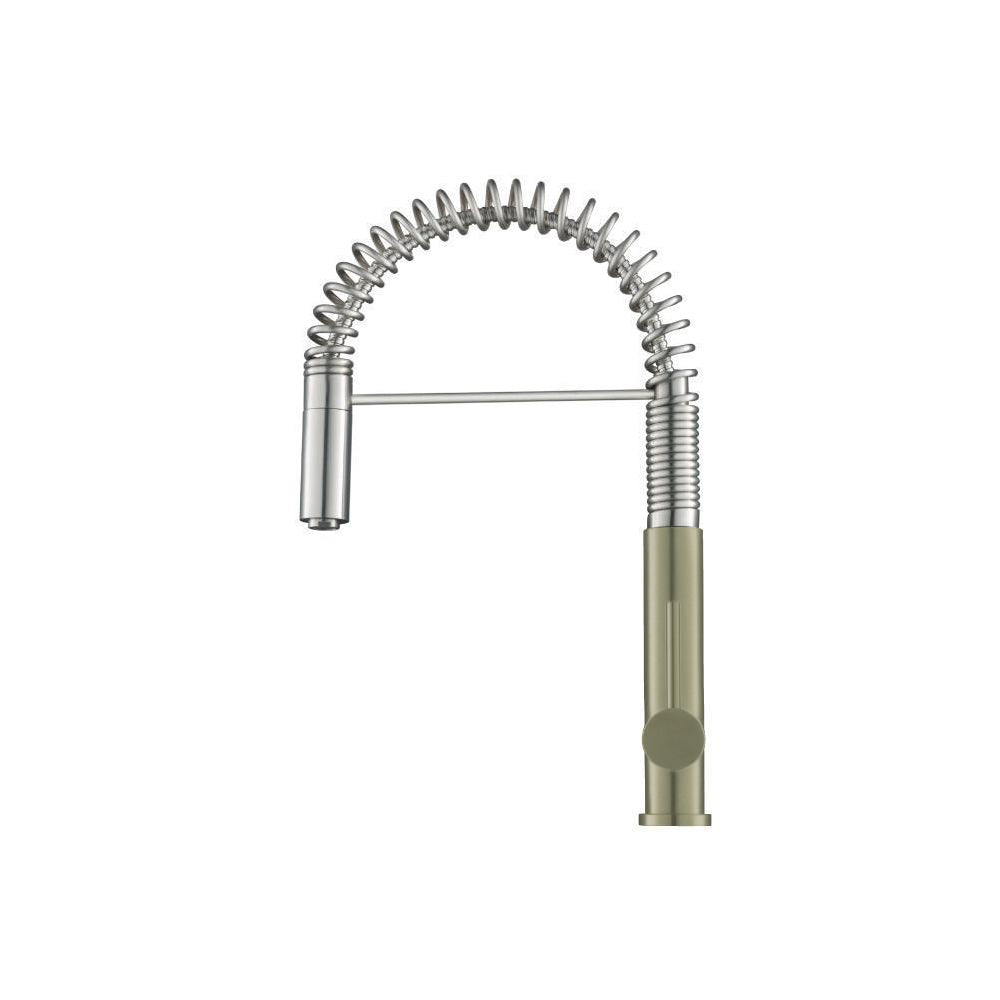 Dixie - Semi-Professional Dual Spray Stainless Steel Kitchen Faucet With Pull Out