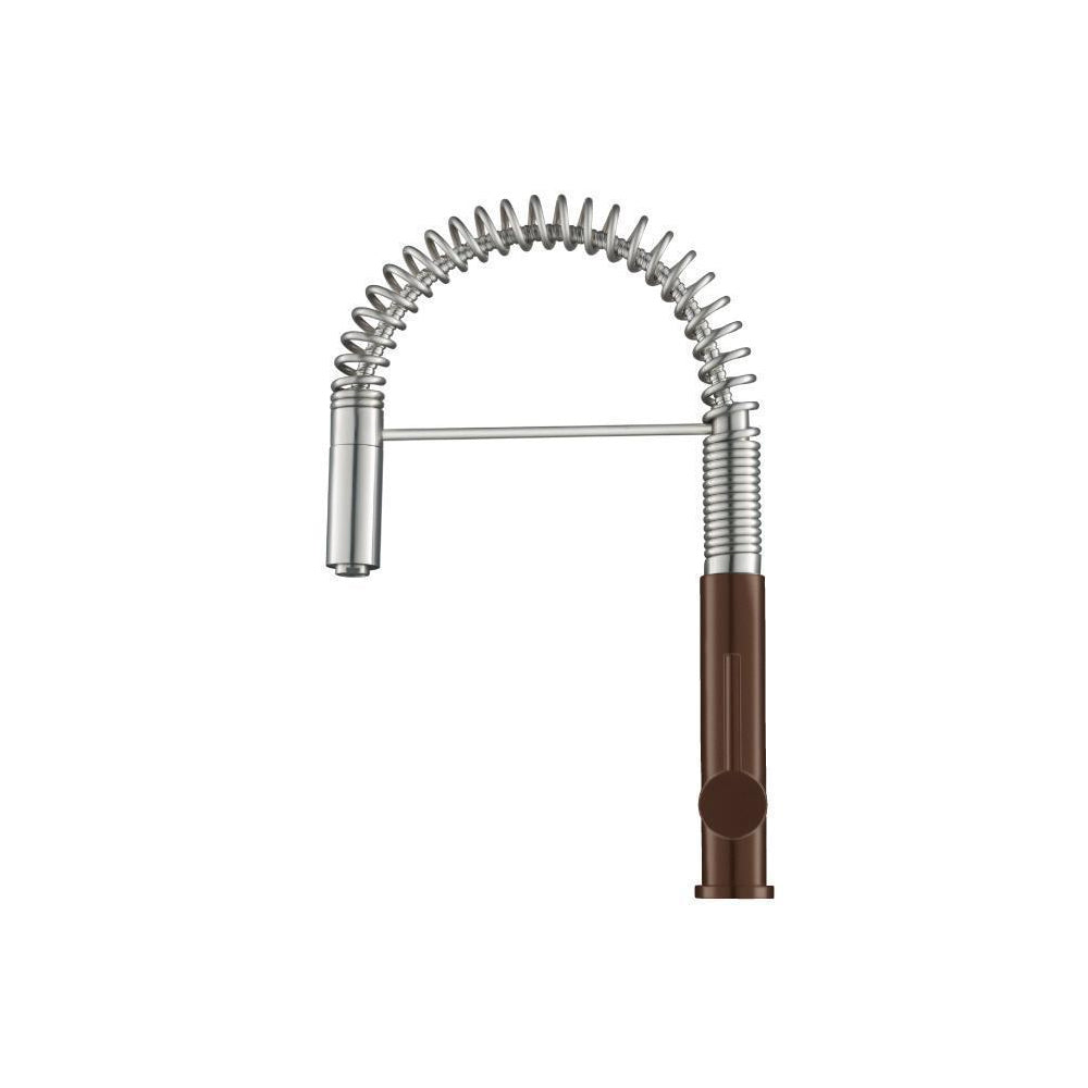 Dixie - Semi-Professional Dual Spray Stainless Steel Kitchen Faucet With Pull Out