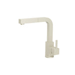 Deus - Dual Spray Stainless Steel Kitchen Faucet With Pull Out