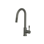 Vasco - Dual Spray Stainless Steel Kitchen Faucet With Pull Out & Knurling