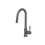 Vasco - Dual Spray Stainless Steel Kitchen Faucet With Pull Out & Knurling