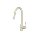 Vasco - Dual Spray Stainless Steel Kitchen Faucet With Pull Out & Knurling