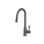 Vasco - Dual Spray Stainless Steel Kitchen Faucet With Pull Out & Knurling