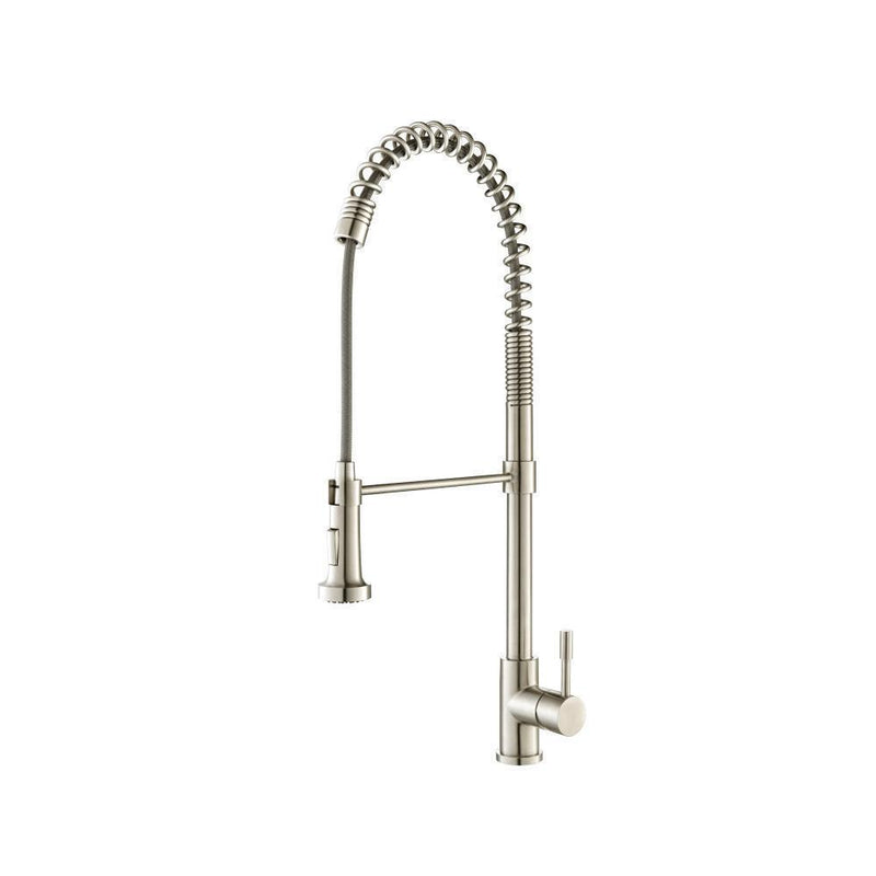 Professio - S - Dual Spray Professional Stainless Steel Kitchen Faucet With Pull Out