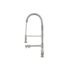 Professio - F - Professional Polished Steel Kitchen Faucet With Pull Out & Pot Filler