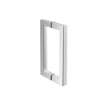 8" Back-To-Back Square Shower Door Pull Handle