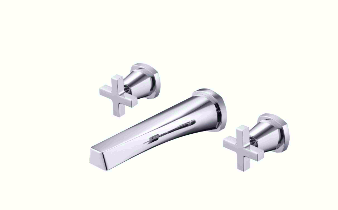 Two Handle Wall Mounted Tub Filler