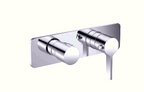 3/4" Horizontal Thermostatic Shower Valve & Trim - 3 Output