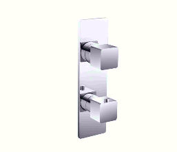 3/4" Thermostatic Shower Valve & Trim  - 3-Output