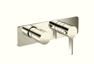 3/4" Horizontal Thermostatic Shower Valve % Trim - 1 Ouptut