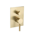 Tub / Shower Trim With Pressure Balance Valve - 3-Output