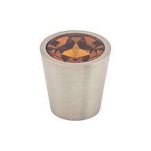 Wine Crystal Center Knob